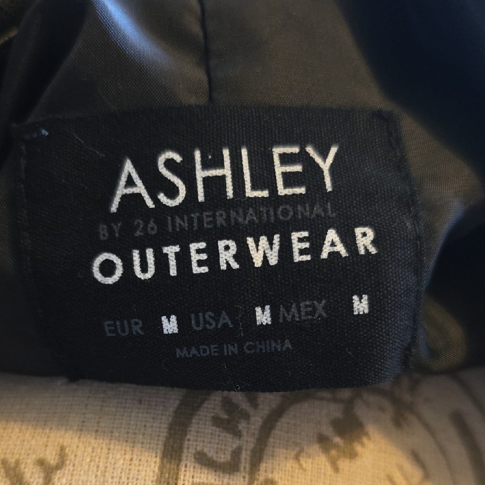 Ashley By 26 International Black Leather Jacket - Picture 3 of 7